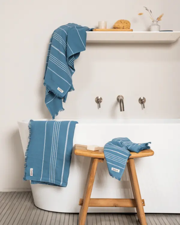 Classic XL Bath Bundle - Slate Blue | Sand Cloud - Image 2