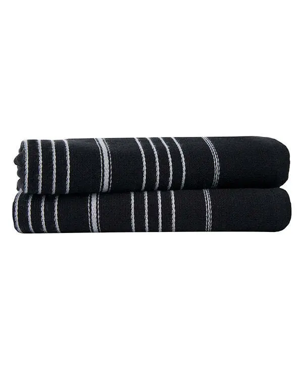 Classic Fringeless Hand Bath Bundle - 2 Pack Black | Sand Cloud - Image 2