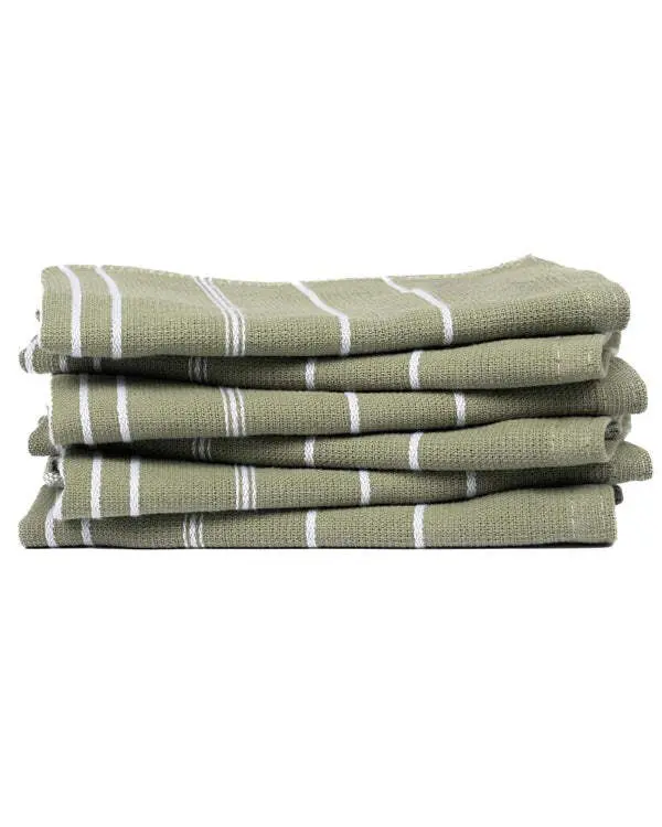 Classic Bath Washcloth Bundle- 6 Pack - Hedge Green | Sand Cloud - Image 2