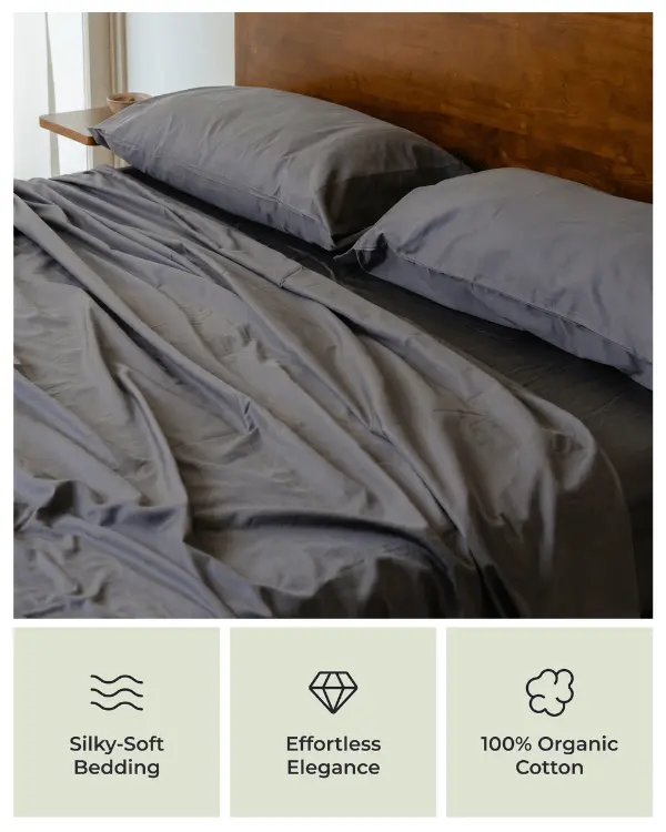Luxe Sateen Flat Top Sheet Beige | Sand Cloud - Image 4