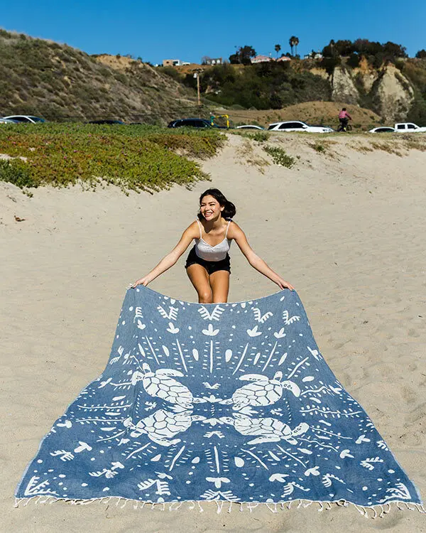 Prism Turtles Beach Towel | Sand Cloud - Image 2